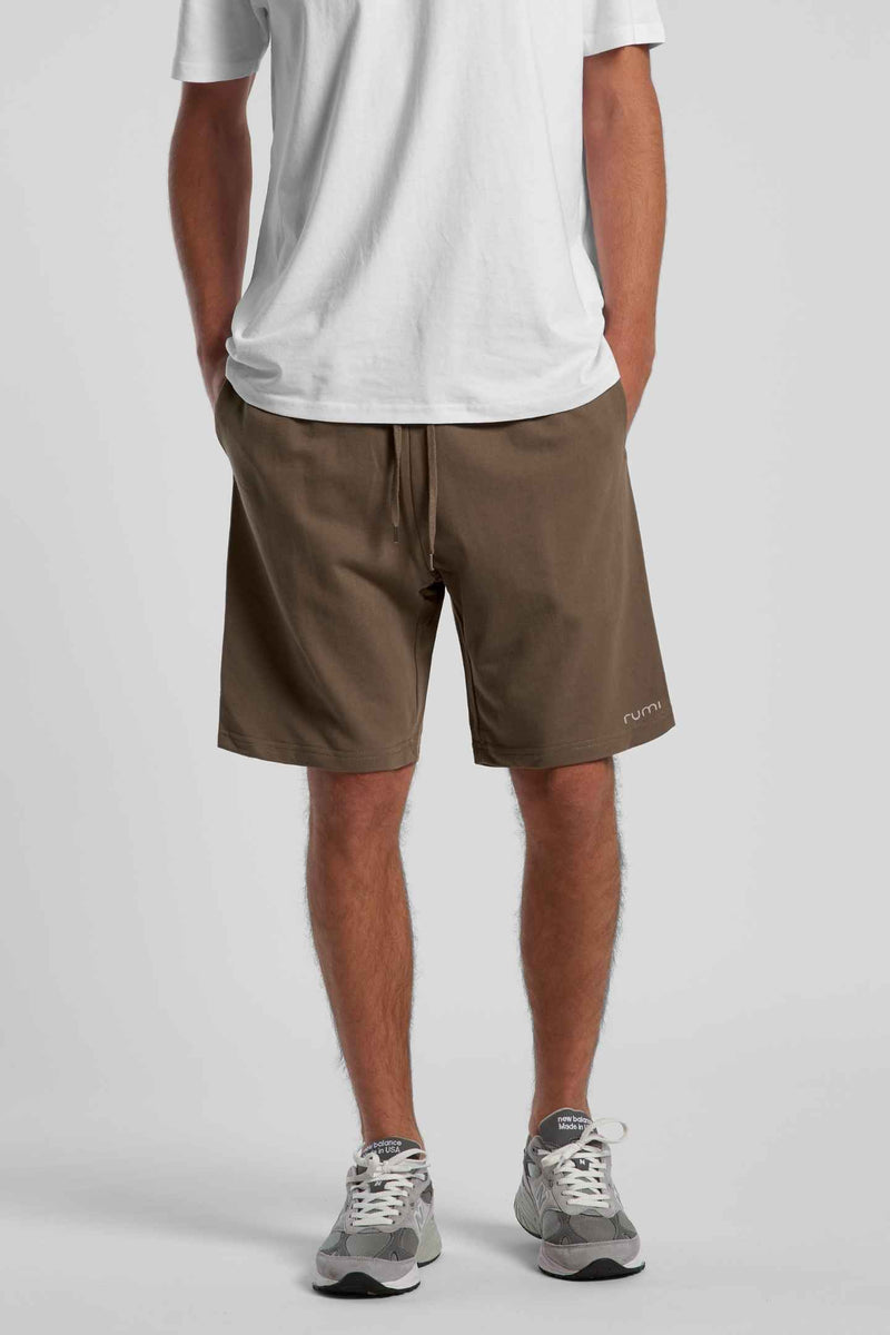 M Moon Sweatshorts - Wood