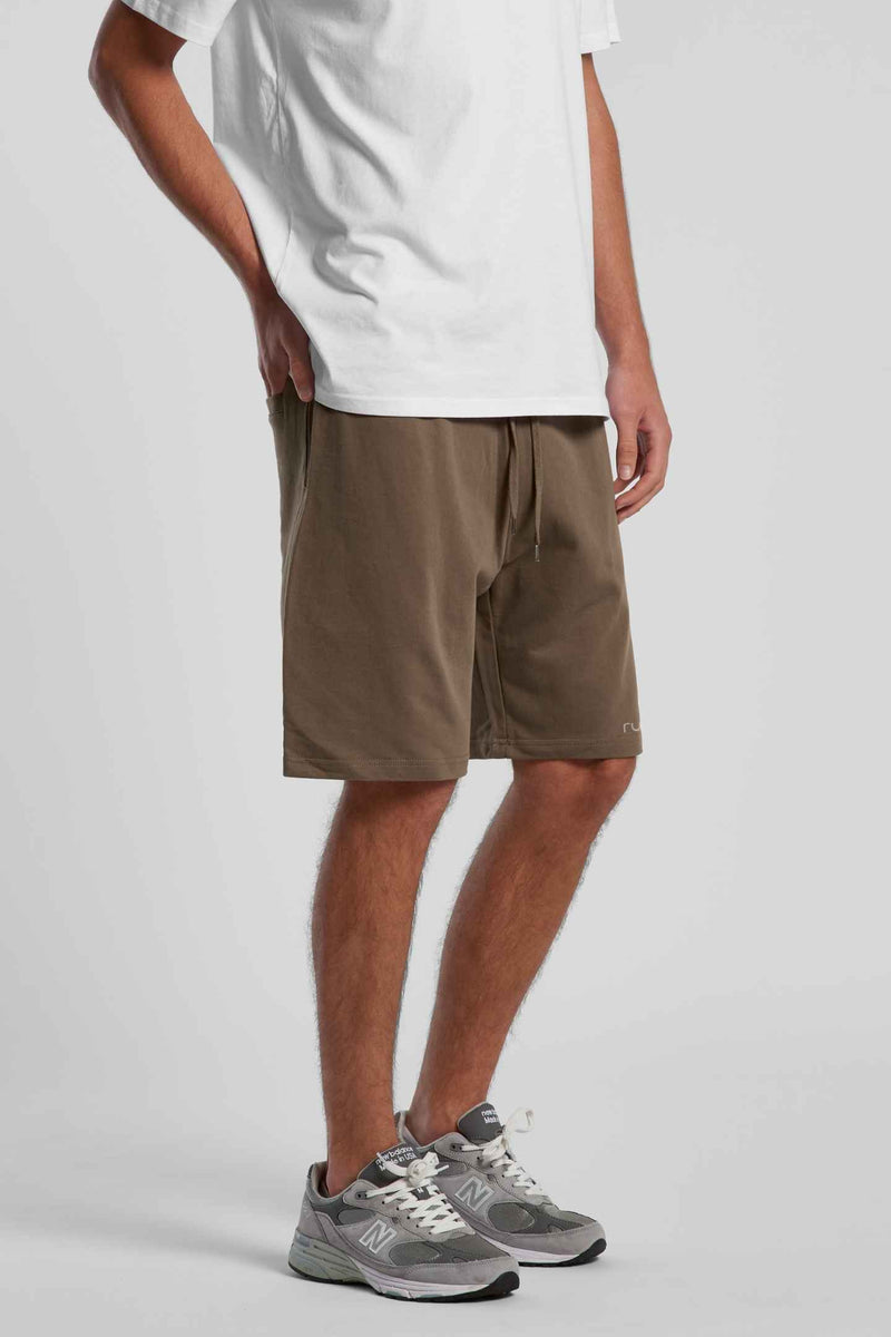 M Moon Sweatshorts - Wood