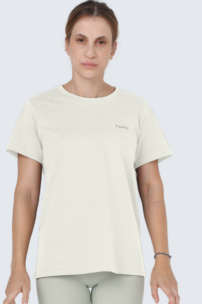 W Moon Tee - Natural