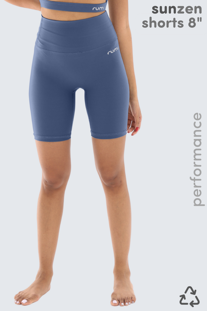 W Sun Zen Shorts 8” - Cobalt