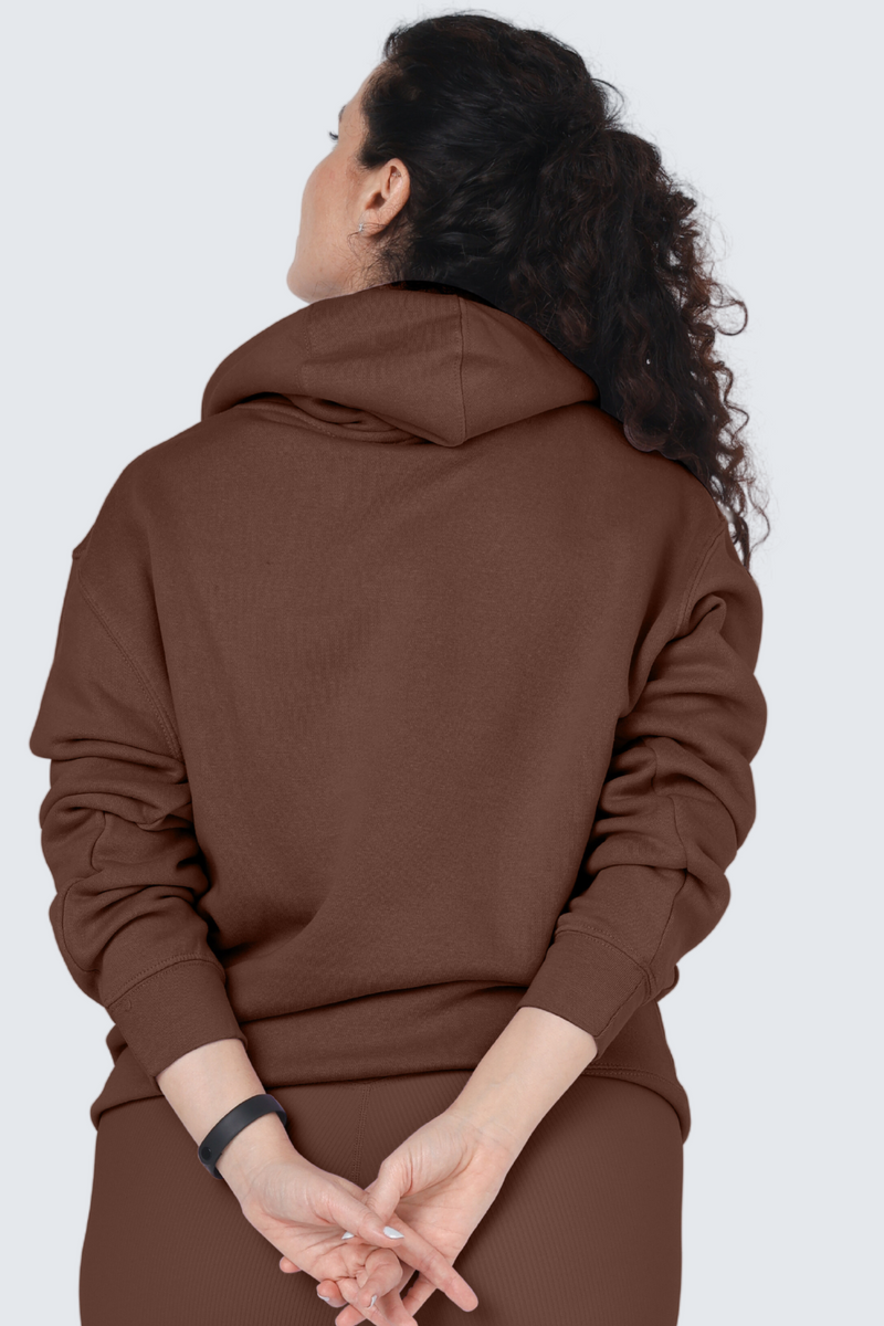 WU Moon Sweatshirt Fleece + Hoodie - Cocoa