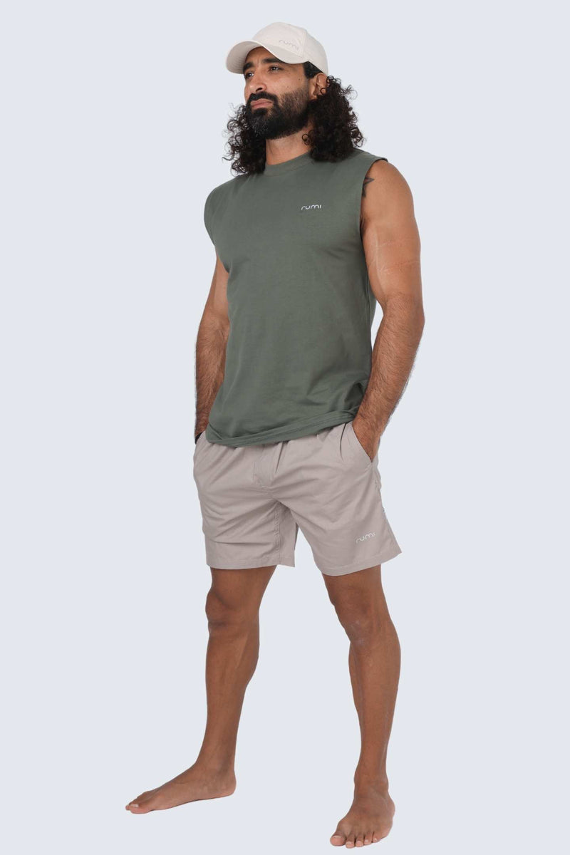 M Moon Tank - Olive Deep