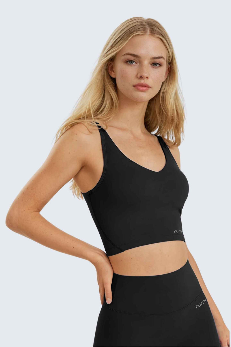 W SunSoft Tank Bra - Black
