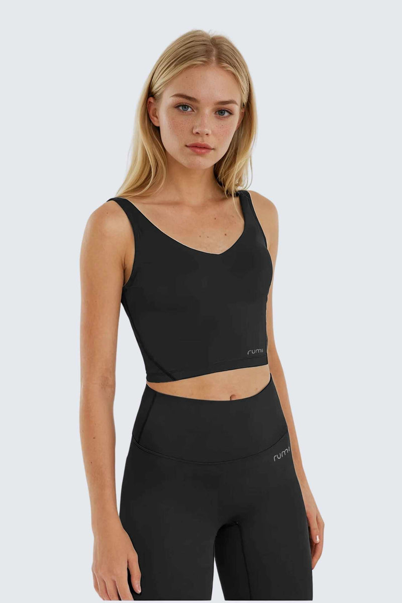 W SunSoft Tank Bra - Black