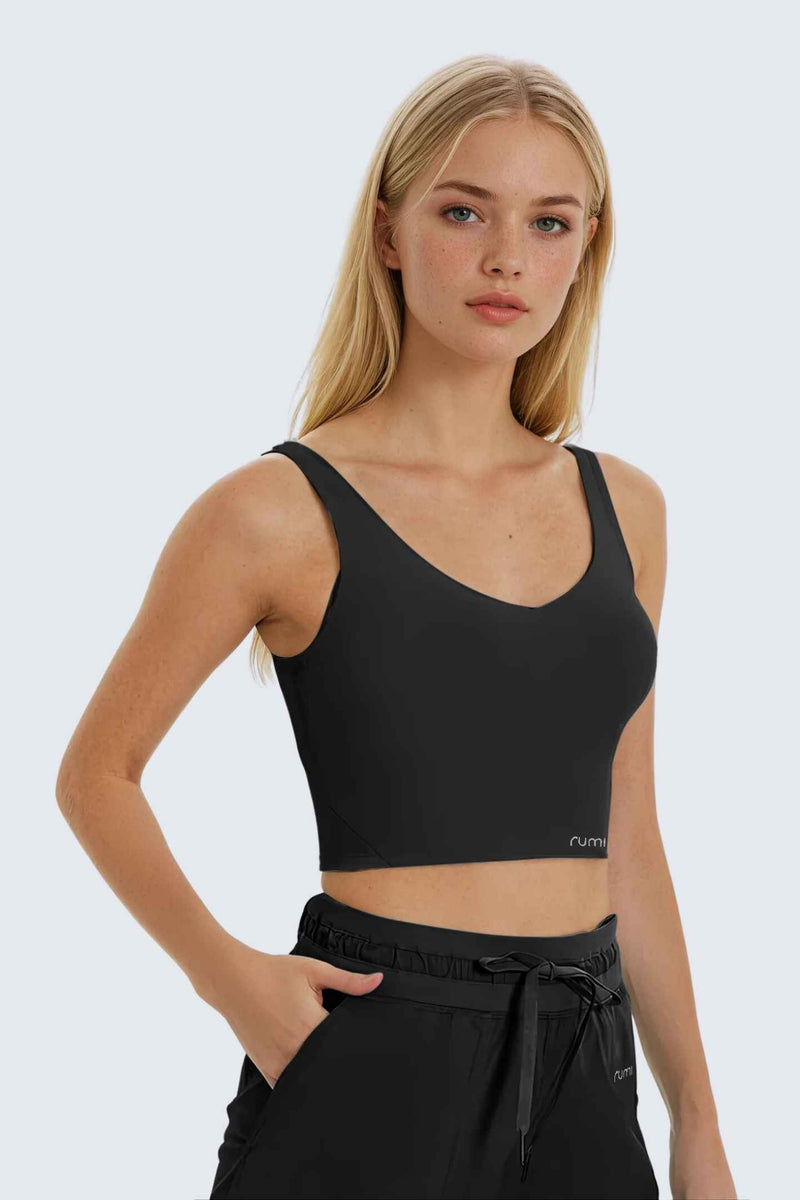 W SunSoft Tank Bra - Black