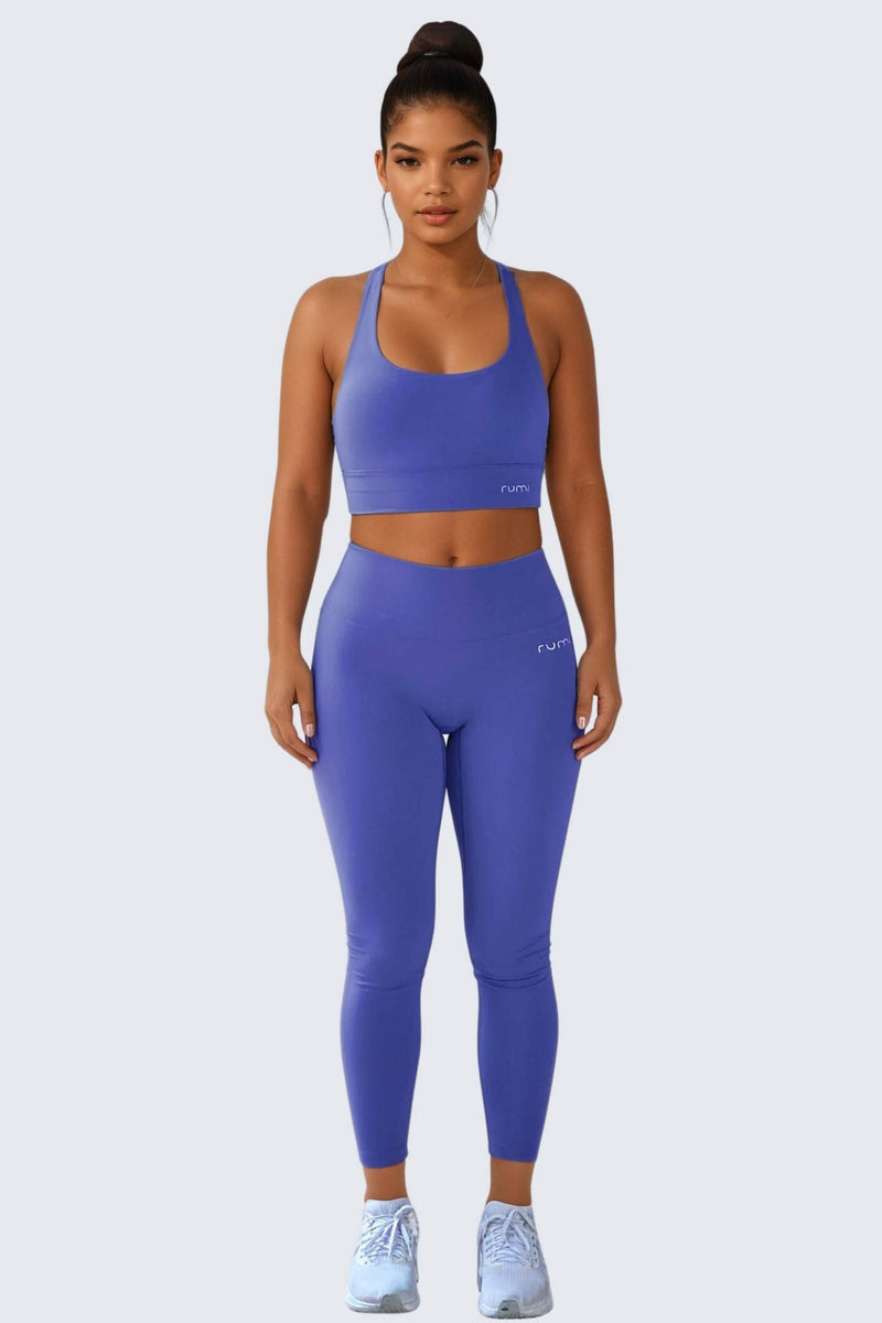 W SunSoft Stringy Crop Top Bra - Cobalt