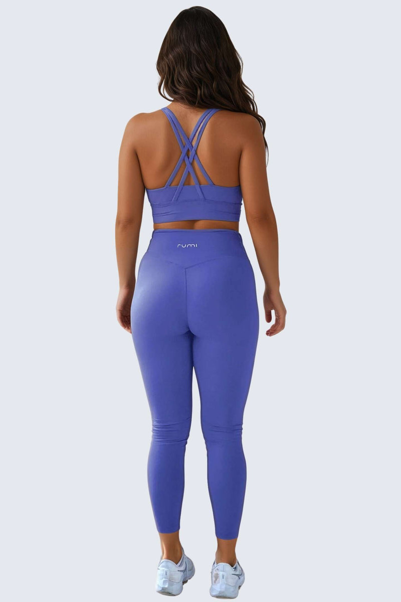 W SunSoft Stringy Crop Top Bra - Cobalt