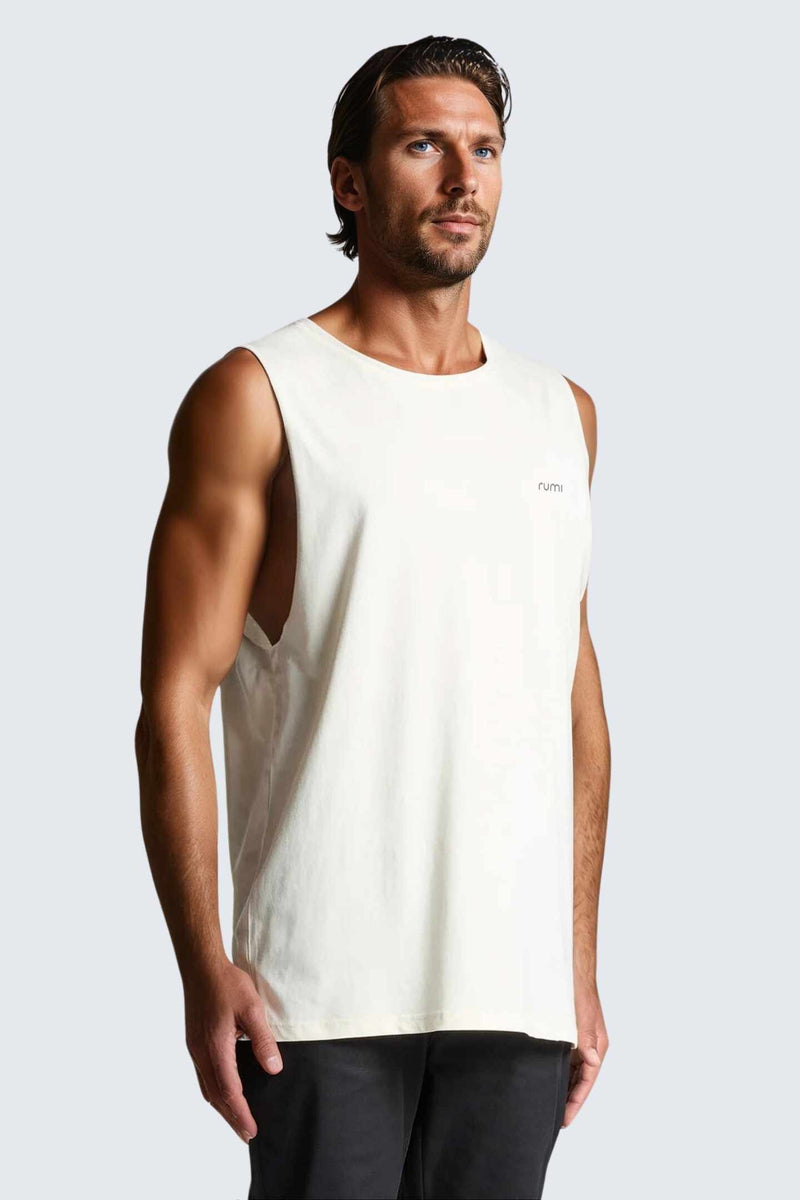 M Moon Air Muscle Tank - Natural