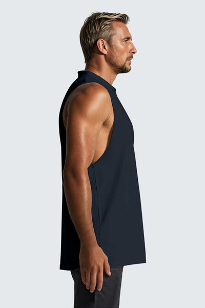 M Moon Air Muscle Tank - Midnight