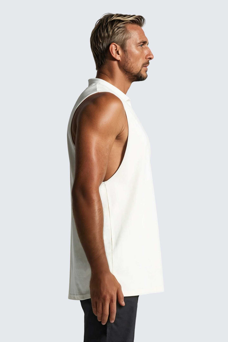M Moon Air Muscle Tank - Natural