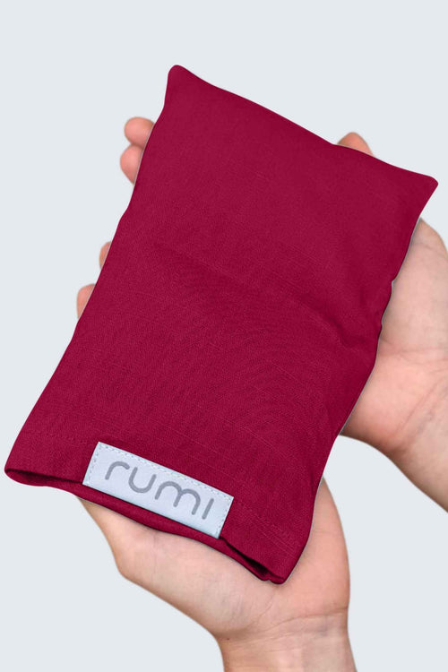 Rumi Eye Pillow Maroon