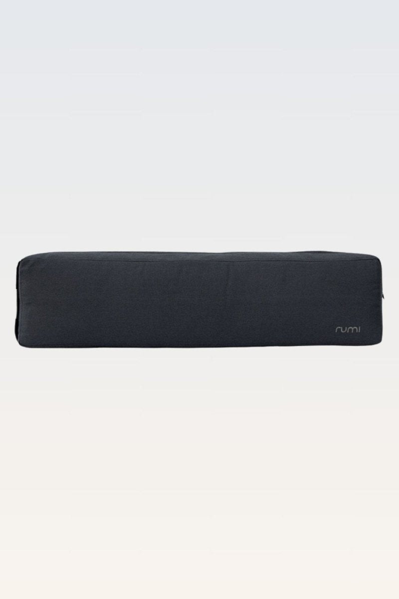 Rumi Earth - Cotton Yoga Bolster – Lean - Graphite - RU - YCB - LN - GE - Yoga Props