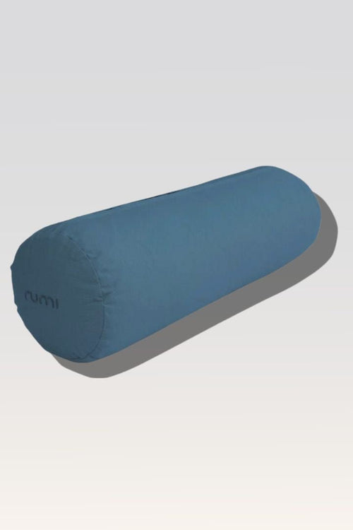 Cotton Yoga Bolster – Round - Indigo