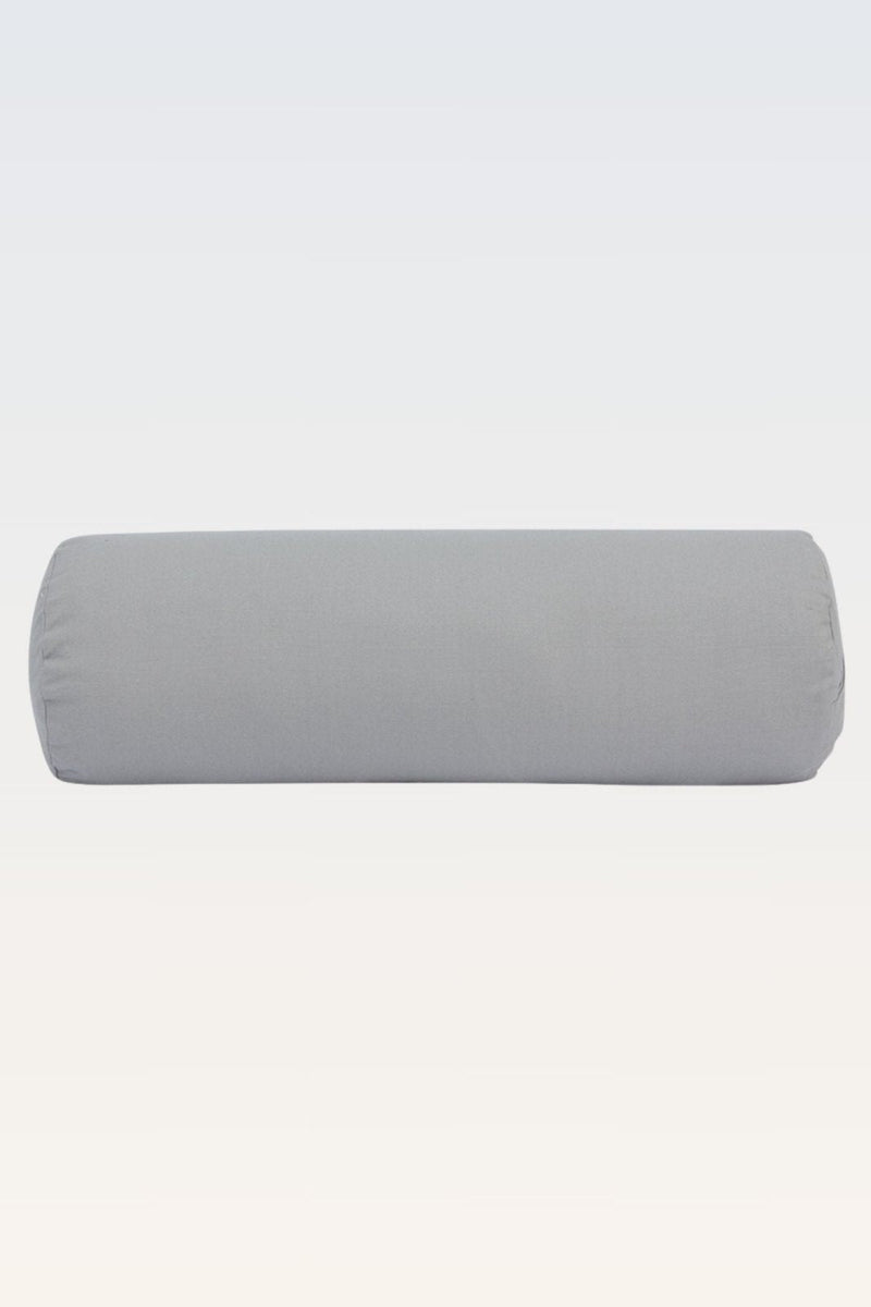 Rumi Earth - Cotton Yoga Bolster – Round - Stone - RU - YCB - RD - SE - Yoga Props