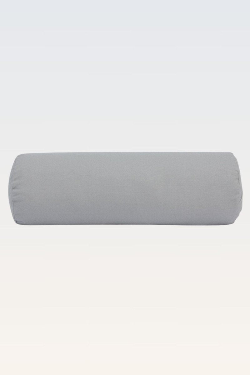 Rumi Earth - Cotton Yoga Bolster – Round - Stone - RU - YCB - RD - SE - Yoga Props