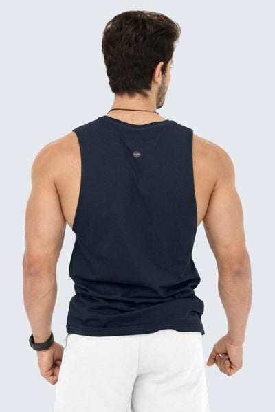 Rumi Earth - M Moon Air Muscle Tank - Midnight - R531240MTP - Tops