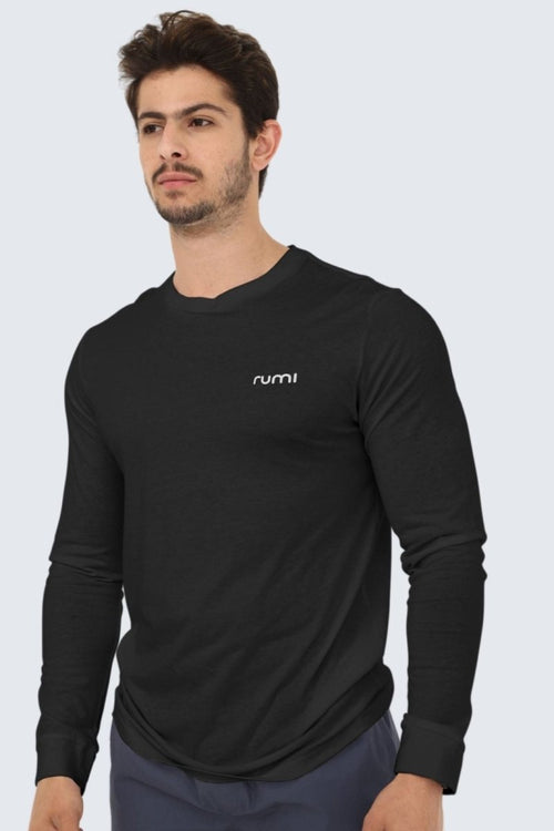 M Sun Day Tee Long Sleeve - Black