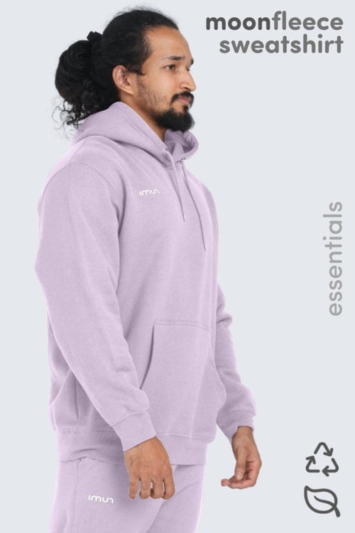 MU Moon Sweatshirt Fleece + Hoodie - Lavender