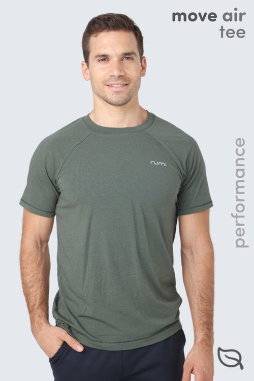 MU Move Tee -  Olive Deep