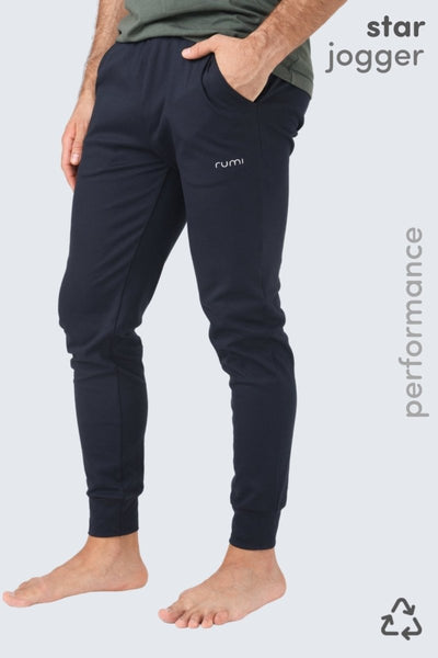 Rumi Earth - MU Star Jogger + Pockets - Black - R124300BKP - M - Bottoms