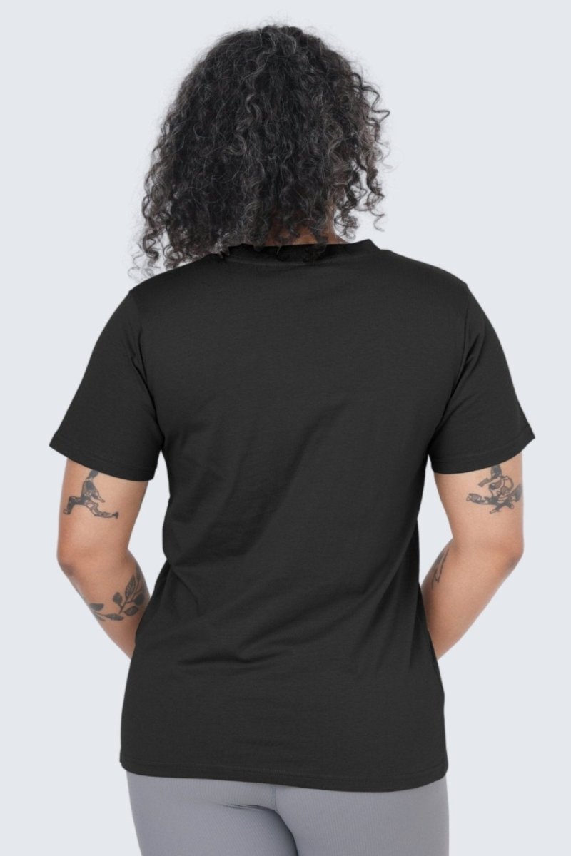 Rumi Earth - W Moon Tee Long - Black - R111115BKP - Tops