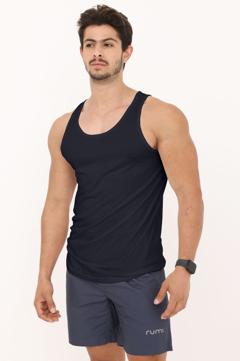 M Moon Air Singlet - Midnight